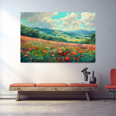 Flower Field Painting